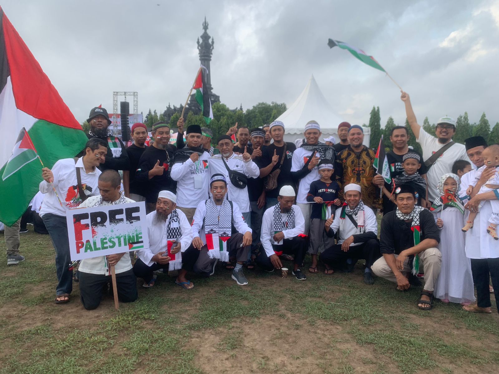 Ribuan Warga Bali Ikuti Aksi Bela Palestina, Kumpulkan Dana Capai 1 Miliar