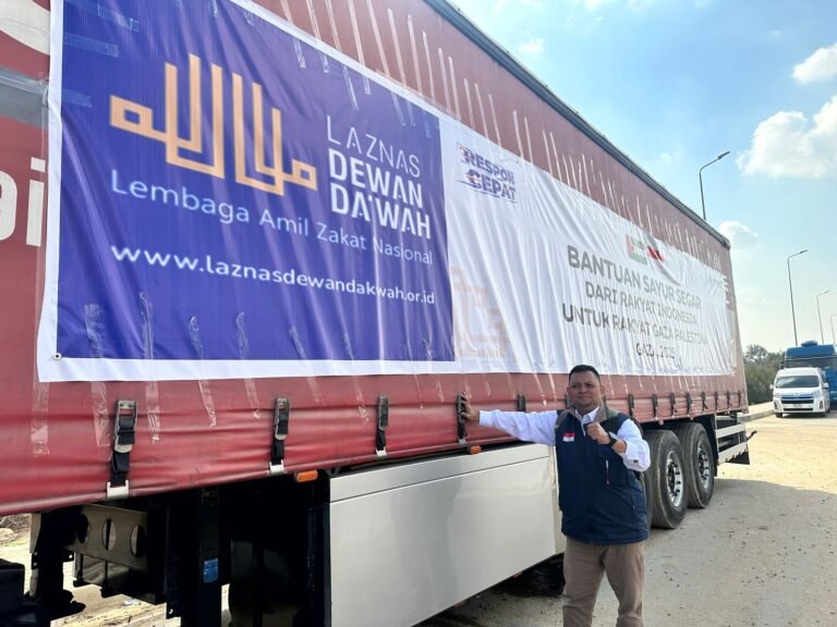 Laznas Dewan Dakwah Kirim Tiga Kontainer Bantuan untuk Warga Gaza
