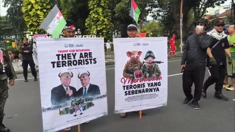 7 Seruan dalam Aksi Bela Palestina Surabaya, Desak Pemerintah Ambil Sikap Tegas terhadap Zionis Israel