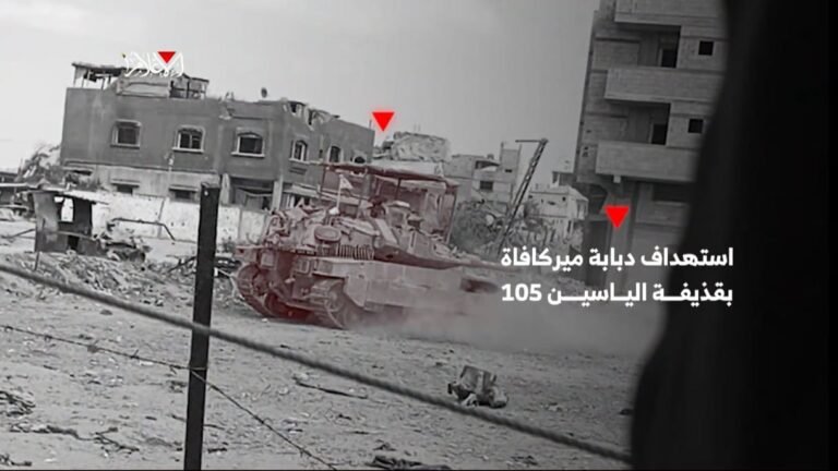 Al-Qassam Gempur Pasukan Zionis, 10 Tentara Kena Rudal, Tank Israel Meledak di Beit Lahia