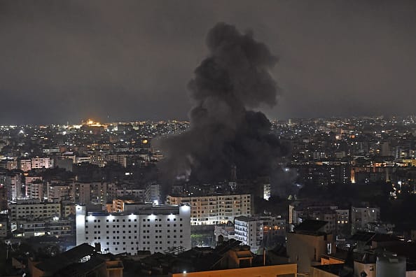 Serangan Udara Israel Guncang Ibu Kota Lebanon
