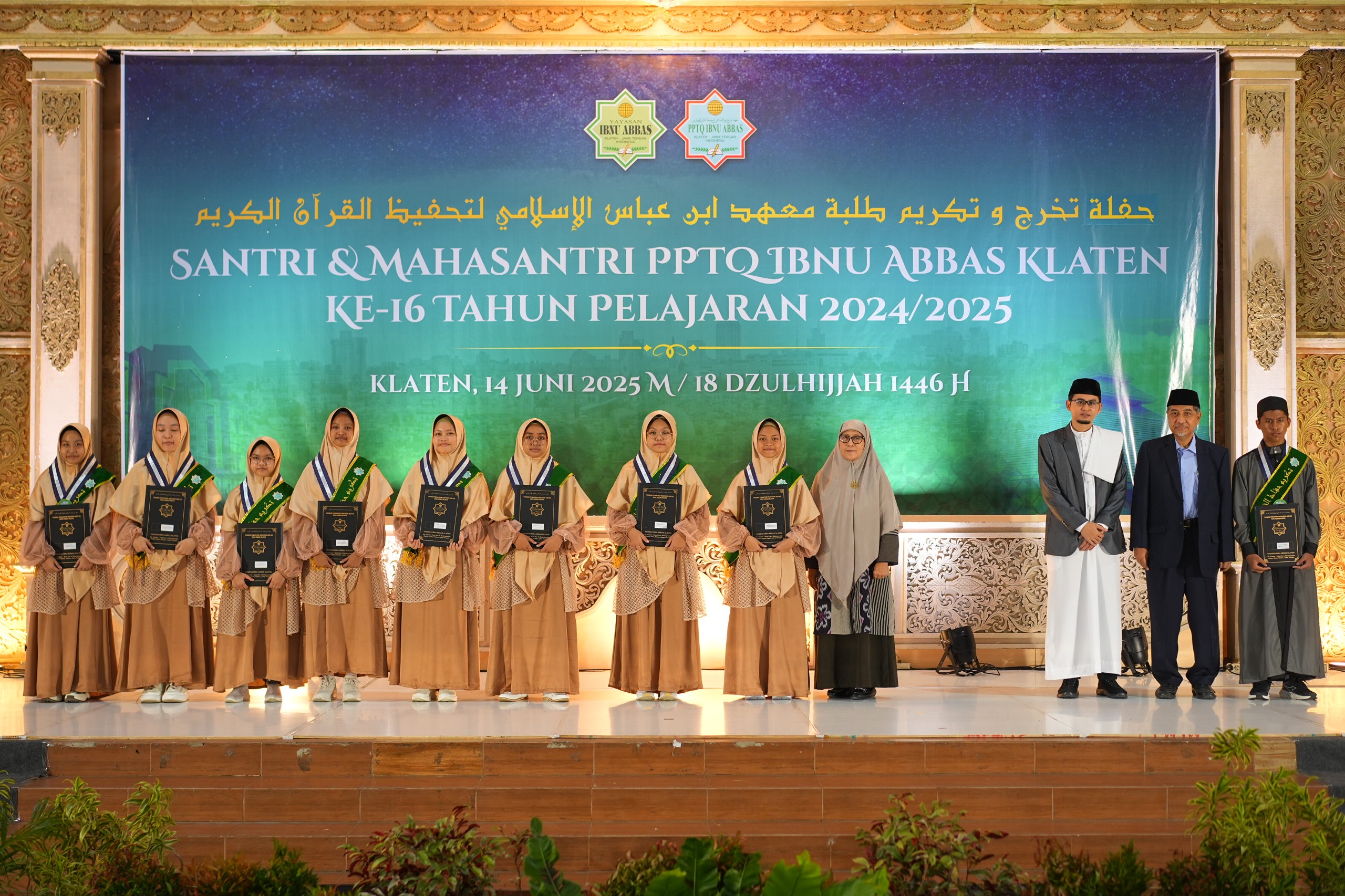 535 Santri PPTQ Ibnu Abbas Diwisuda: Hafalan Kuat, Akhlak Terpuji, Prestasi Mendunia