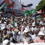 Puluhan Ribu Warga Maroko Demo Dukung Palestina, Desak Cabut Normalisasi dengan Israel