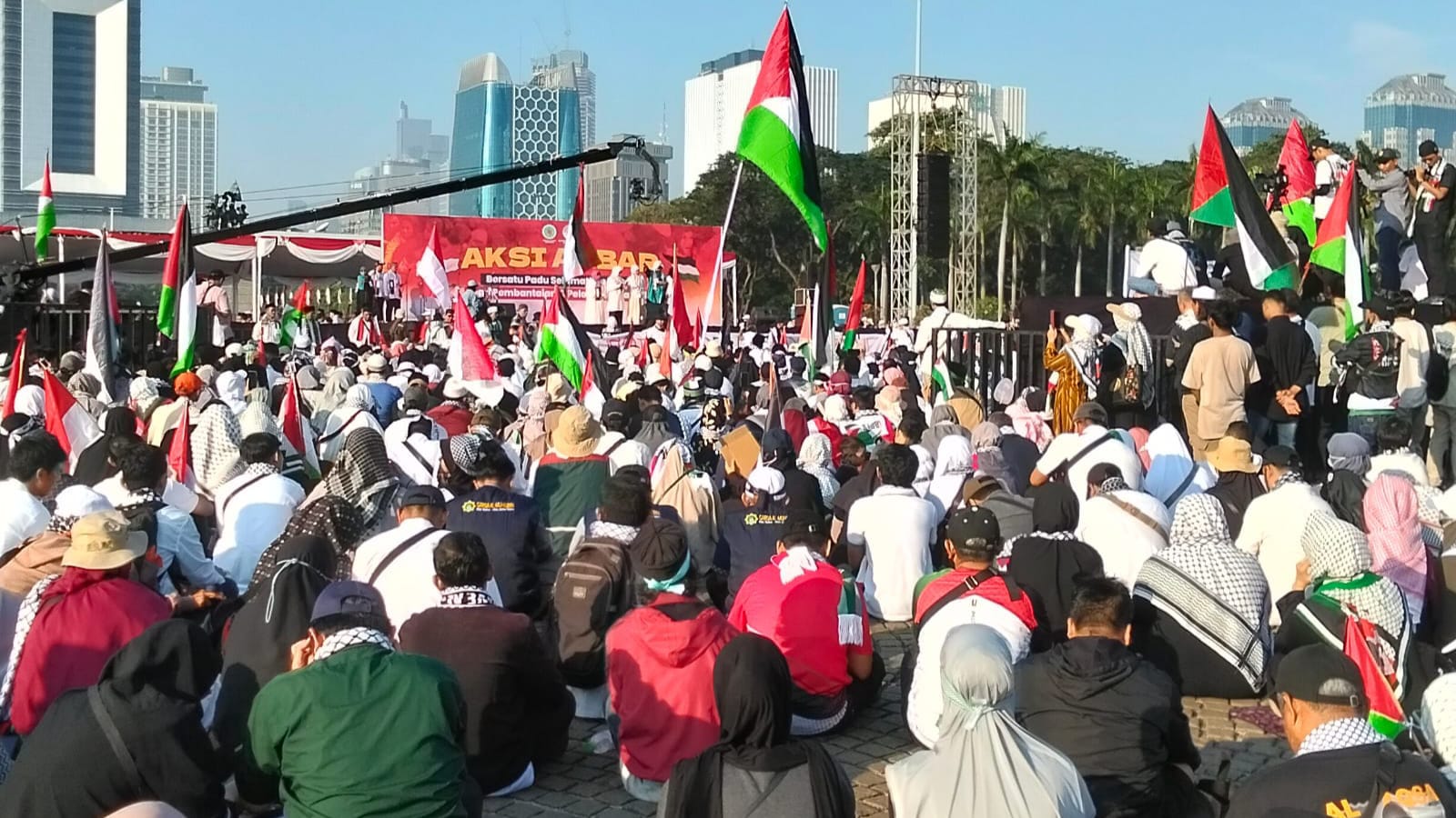 MUI Deklarasikan Kembali Dukungan untuk Palestina dalam Aksi Akbar Selamatkan Gaza di Monas