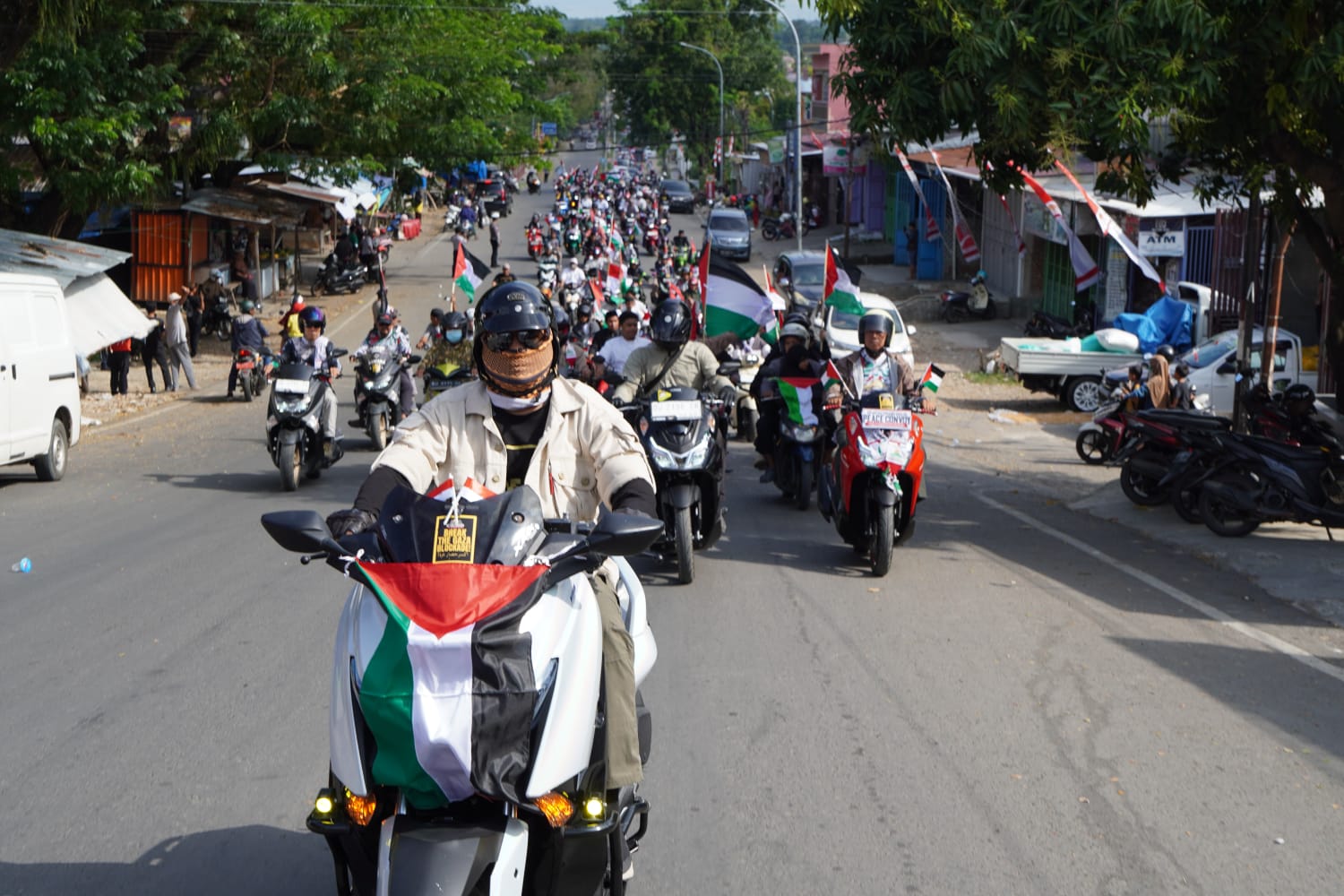 UBN Serukan Boikot Israel di Indonesia Peace Convoy Sinjai–Bulukumba