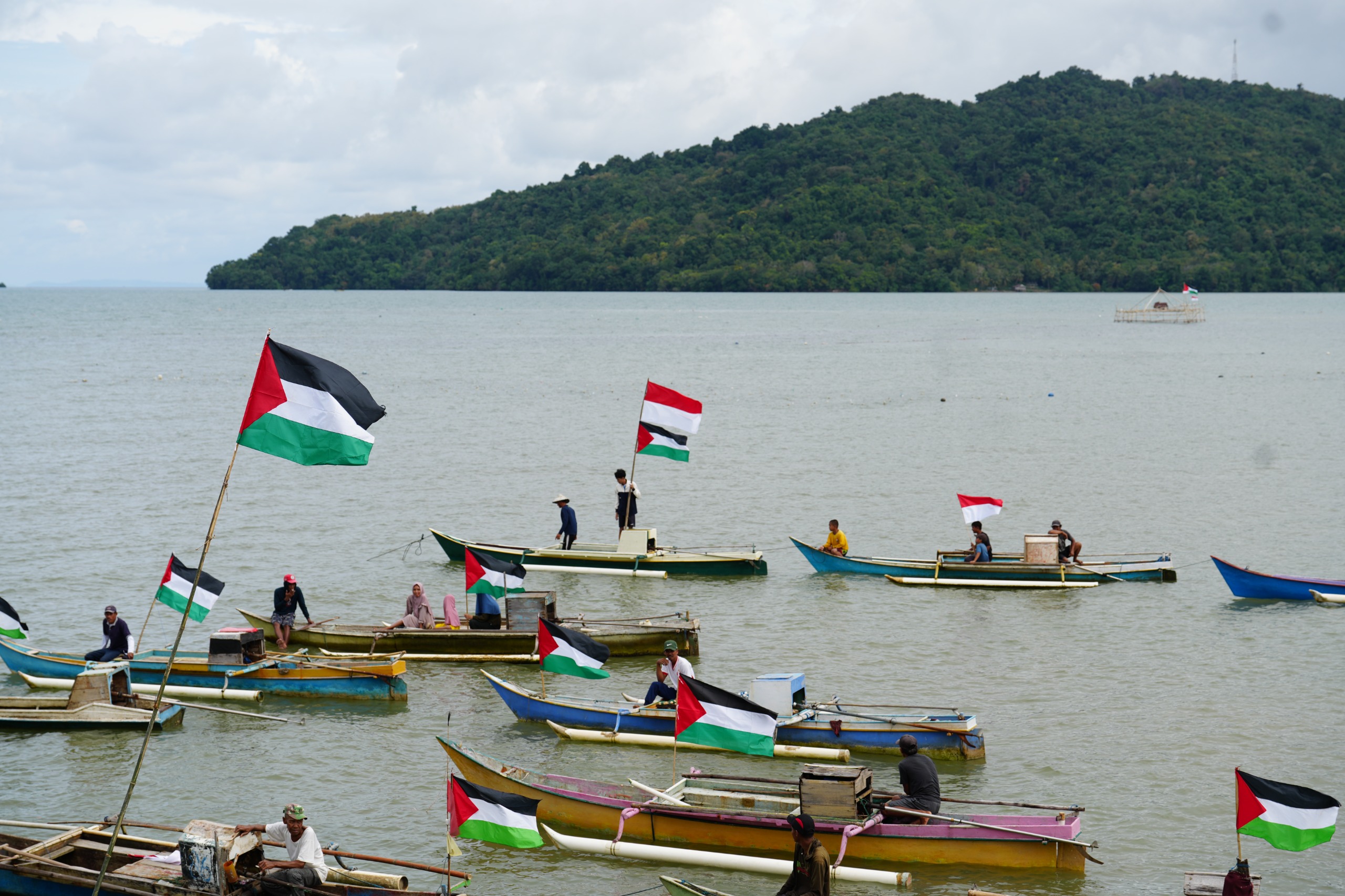 Nelayan Togeo Konvoi Perahu Bela Palestina IPC, Dilepas Tamsil Linrung
