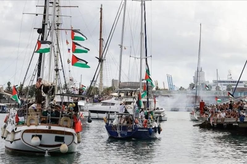Israel Ancam Sita Kapal dan Tahan Aktivis Armada Global Sumud di Penjara Teroris