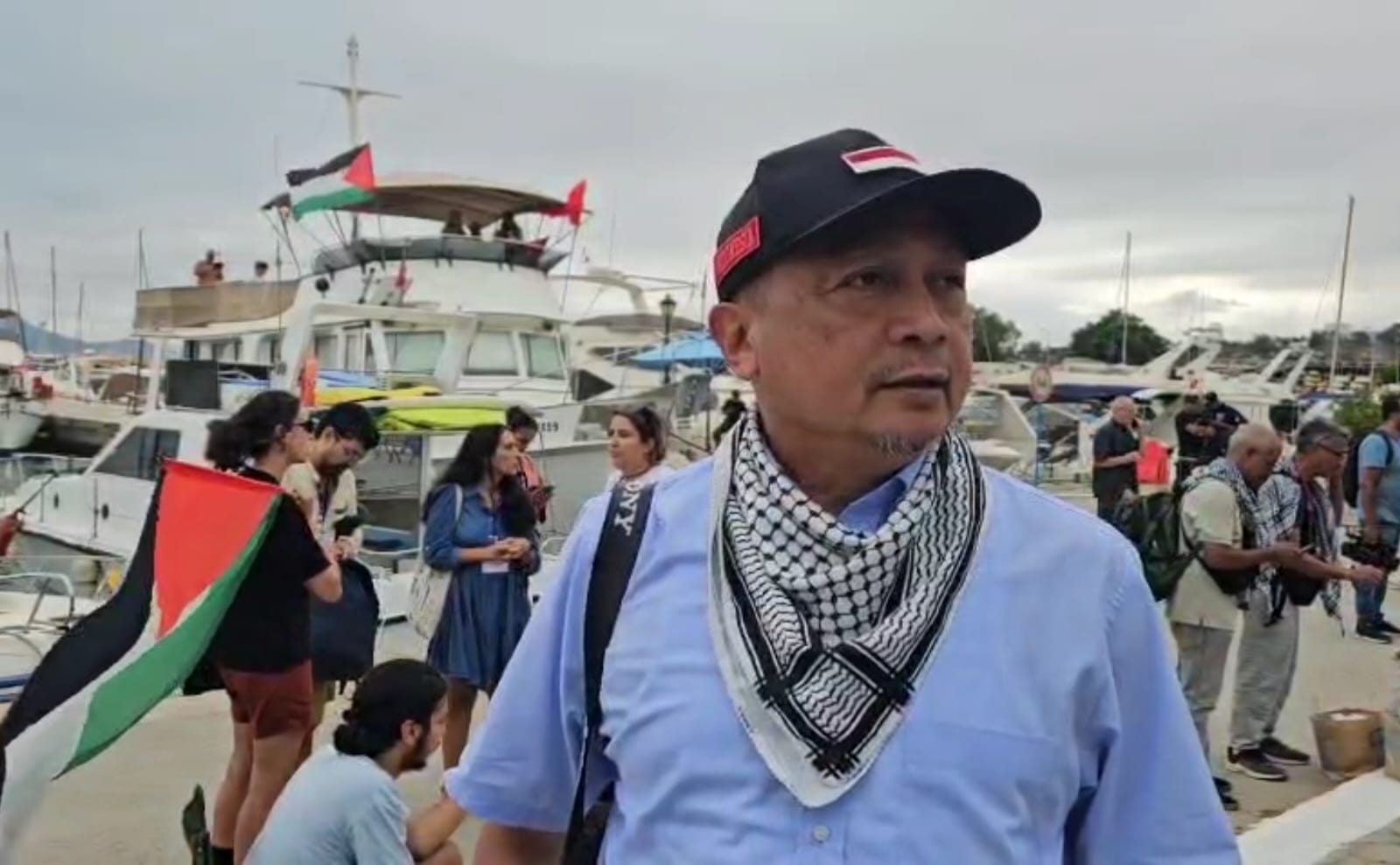 UBN Laporkan Ketatnya Penjagaan Pelabuhan Tunis Usai Serangan Drone ke Armada Global Sumud Flotilla