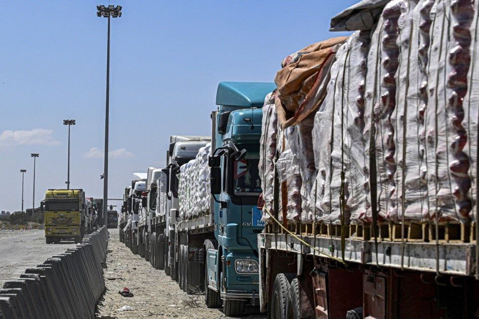 Ratusan Truk Bantuan Masuki Gaza Usai Gencatan Senjata, AS Tegaskan Tak Akan Kirim Pasukan