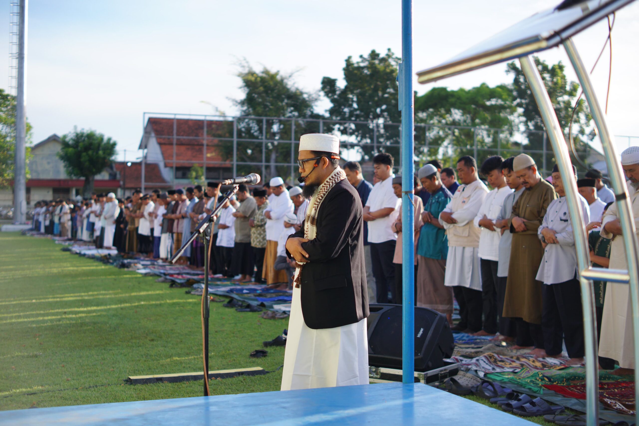 Sinergi Pemerintah dan Panitia, Salat Idulfitri di Banyuanyar Berlangsung Khidmat dan Tertib