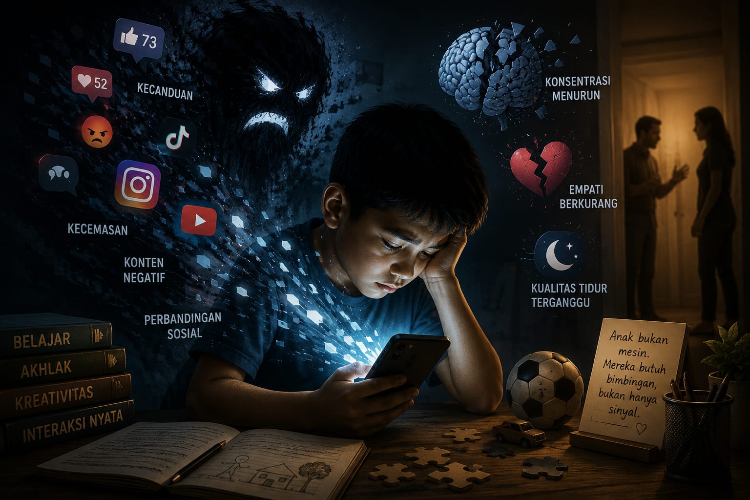 Ketika Dunia Digital Diam-Diam Merusak Anak