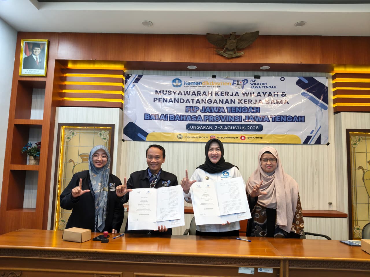 FLP Jawa Tengah Jalin Kerja Sama dengan Balai Bahasa Provinsi Jawa Tengah