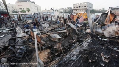 Kamp Pengungsian di Gaza Dibakar, Lebih dari 800 Warga Palestina Kehilangan Tempat Tinggal