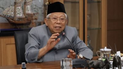 Peringkat SGIE Indonesia Turun ke Posisi Empat, Ma’ruf Amin Desak Akselerasi Ekonomi Syariah