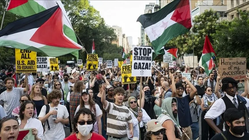 Ratusan Warga AS Desak Embargo Senjata terhadap Israel dalam Aksi Pro-Palestina